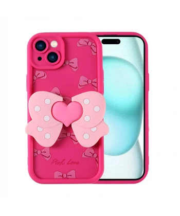 iPhone 15 Plus Kılıf Kamera Korumalı Figür Tasarımlı Kapya Kapak