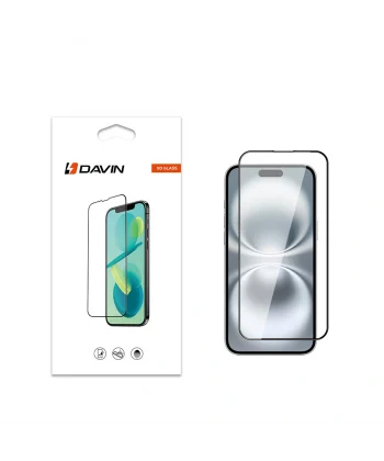 iPhone 16 Davin 5D Cam Ekran Koruyucu