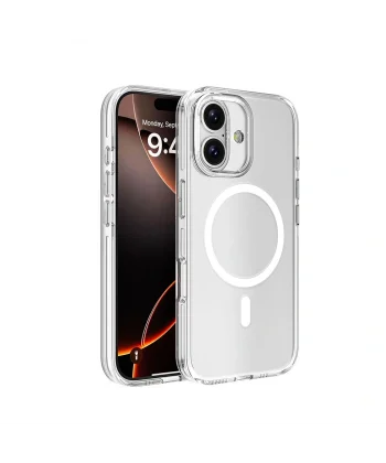 iPhone 16 Kılıf M-safe Şarj Özellikli Kamera Korumalı Kripto Kapak