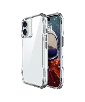 iPhone 16 Plus Kılıf Airbagli Şeffaf İncek Kapak