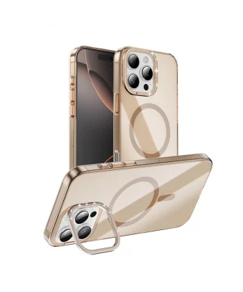 iPhone 16 Pro Kılıf M-safe Şarj Özellikli Kamera Standlı Estop Kapak