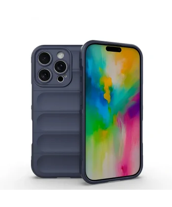 Apple iPhone 16 Pro Max Kılıf Esnek TPU Oyuklu Arka Yüzey Tasarımlı Zore Etnik Silikon Kapak