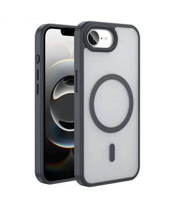 iPhone 16E Kılıf M-safe Şarj Özellikli Mat Arka Yüzey Sio Kapak