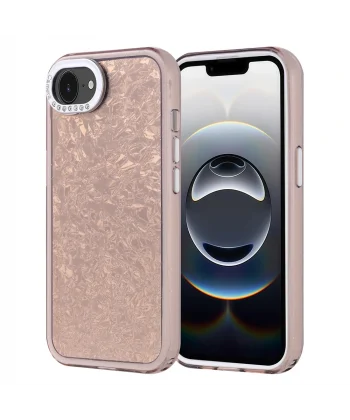 iPhone 16E Kılıf Taşlı Tasarımlı  Kapi Kapak