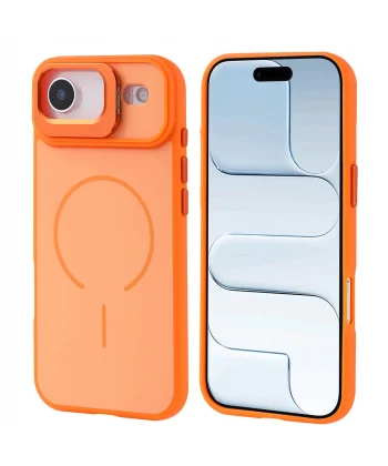 iPhone 17 Air Kılıf M-safe Şarj Özellikli Kamera Standlı Notron Kapak