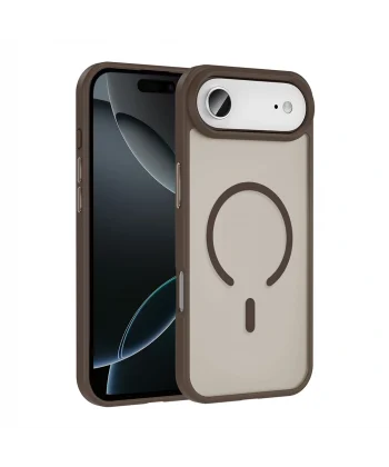 iPhone 17 Air Kılıf M-safe Şarj Özellikli Mat Arka Yüzey Sio Kapak