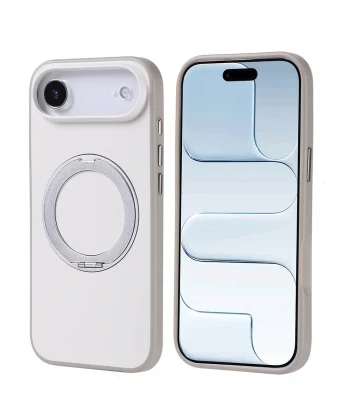 iPhone 17 Air Kılıf M-Safe Şarj Özellikli Standlı Proton Silikon Kapak