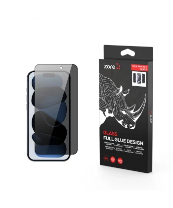 iPhone 17 Air Uyumlu Rika Premium Privacy Temperli Cam Ekran Koruyucu