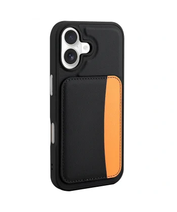 iPhone 17 Kılıf Kartlıklı X-Kart Silikon Kapak