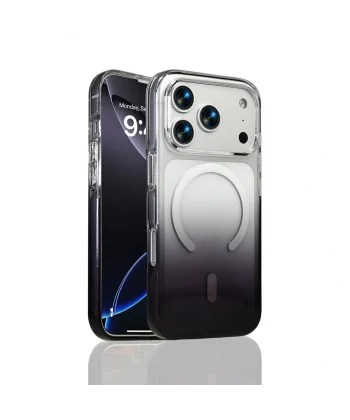 iPhone 17 Pro Kılıf M-Safe Şarj Özellikli Septik Silikon Kapak