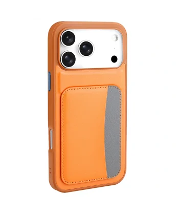 iPhone 17 Pro Max Kılıf Kartlıklı X-Kart Silikon Kapak