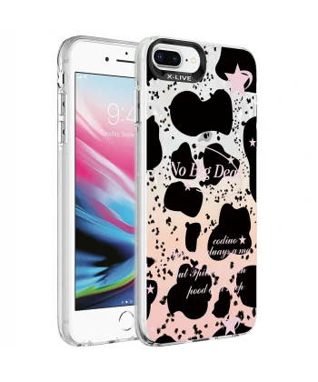 iPhone 7 Plus Kılıf Mermer Desenli Marbello Kapak