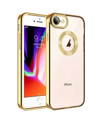 iPhone 8 Kılıf Kamera Korumalı Logo Gösteren Omega Kapak