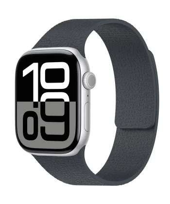 Watch 10 42mm Uyumlu-136 Kabartma Desenli Silikon Kordon