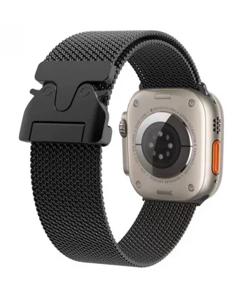 Watch 10 42mm Uyumlu-25 Metal Hasır Kordon