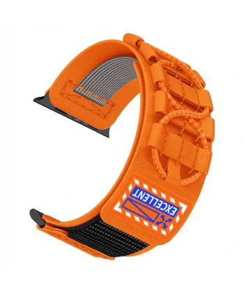 Watch 38mm Uyumlu-112 Orbital Örgülü Halat Tasarımlı Naylon Kumaş Hasır Kordon