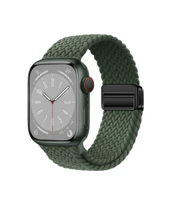 Watch 40mm Uyumlu-134 Örgü Tasarımlı Hasır Kordon Strap Kayış