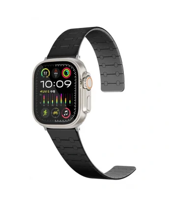 Watch 44mm Uyumlu-111 Çizgili Desenli Silikon Kordon