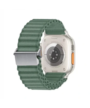 Watch 44mm Uyumlu-123 Naylon Kumaş Hasır Örgülü Kordon