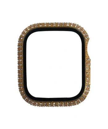 Watch 7 41mm Watch Gard 24 Kenarları Taşlı Sert PC Kasa Ve Ekran Koruyucu