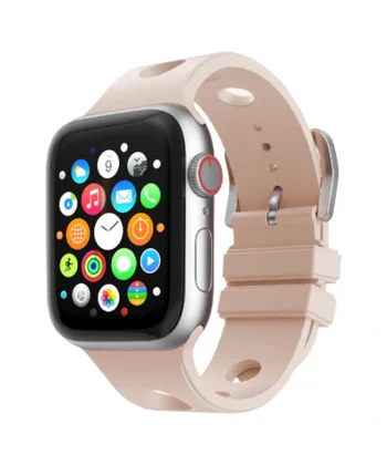 Watch 7 45mm Delikli Tasarım Uyumlu-147 Silikon Kordon