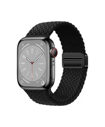 Watch 7 45mm Uyumlu-134 Örgü Tasarımlı Hasır Kordon Strap Kayış