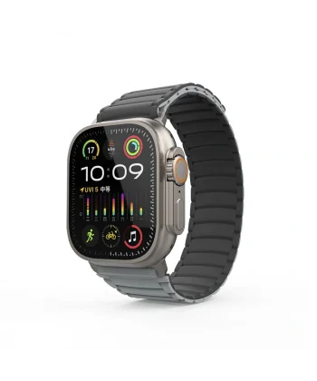 Watch Ultra 49mm Uyumlu-122 Silikon Kordon Strap Kayış