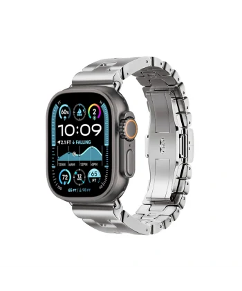 Watch Ultra 49mm Uyumlu-125 Metal Kordon Strap Kayış