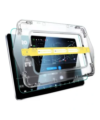 BYD 15.6 inç Araç Multimedya Ekran Koruyucu Uygulama Aparatlı Premium Temperli Cam Ekran Koruyucu