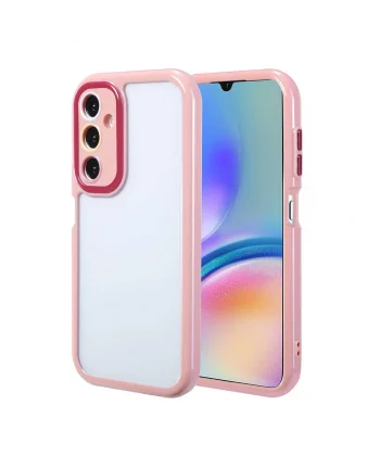 Samsung A05S Kılıf Kamera Korumalı Renkli Kenar ve Çerçeve Tasarımlı Vitamin Kapak