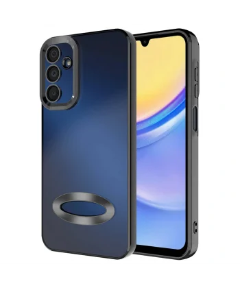 Samsung A15 Kılıf Kamera Korumalı Logo Gösteren Omega Kapak
