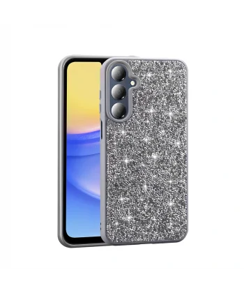 Samsung A16 Kılıf Parlak Taşlı Tasarım Pırlanta Kapak