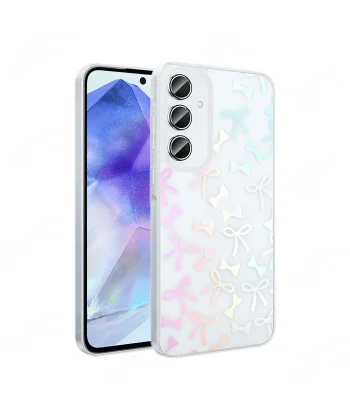 Samsung A16 Kılıf Şeffaf Figürlü Folk Sert Kapak