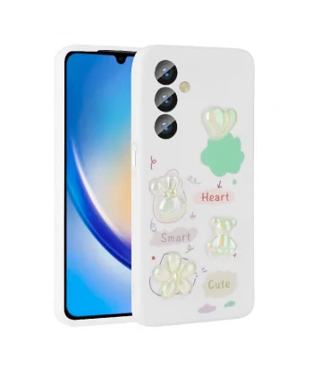 Samsung A23 4G Kılıf Kabartma Figürlü Parlak Toys Silikon Kapak
