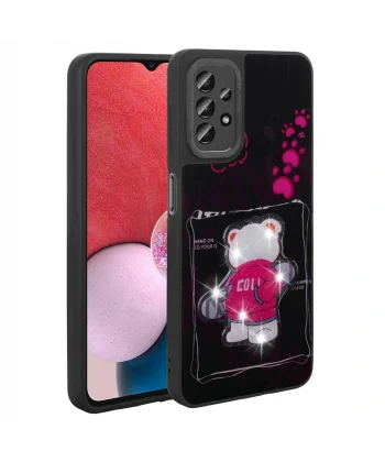 Samsung A23 Kılıf Parlayan Kabartmalı İkonik Figürlü Amas Silikon Kapak