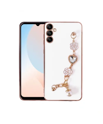 Samsung A24 Kılıf El Tutamaçlı Kamera Korumalı Taka Silikon Kapak