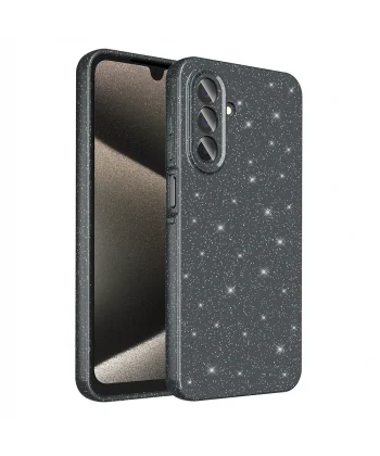 Samsung A26 Kılıf Kamera Korumalı Simli Lüks Koton Kapak