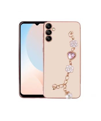 Samsung A34 Kılıf El Tutamaçlı Kamera Korumalı Taka Silikon Kapak