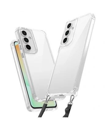 Samsung A35 Kılıf Airbagli Takılabilir Askı Aparatlı Snap Silikon Kapak