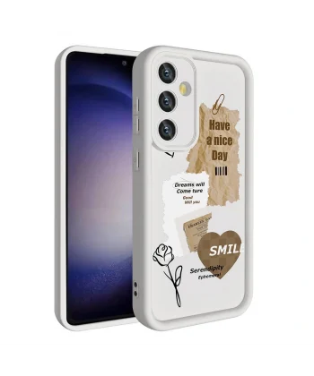 Samsung A35 Kılıf Kamera Korumalı Baskılı Arka Yüzey Klas Kapak