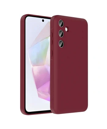 Samsung A56 Kılıf Kamera Korumalı Kartlık Hazneli Vitra Kapak