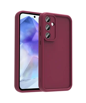 Samsung A56 Kılıf Kamera Korumalı Ananas Kapak