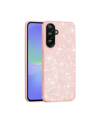 Samsung A56 Kılıf Parlak Taşlı Tasarım Pırlanta Kapak