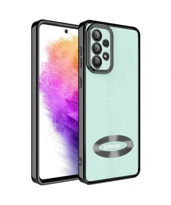 Samsung A73 Kılıf Kamera Korumalı Logo Gösteren Omega Kapak