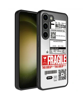 Samsung S23 Kılıf Aynalı Desenli Kamera Korumalı Parlak Mirror Kapak