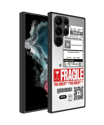 Samsung S23 Ultra Kılıf Aynalı Desenli Kamera Korumalı Parlak Mirror Kapak