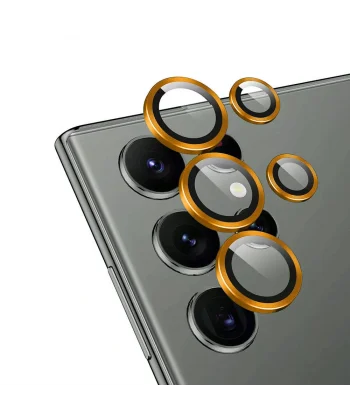 Samsung S23 Ultra CL-12 Premium Safir Parmak İzi Bırakmayan Anti-Reflective Kamera Lens Koruyucu