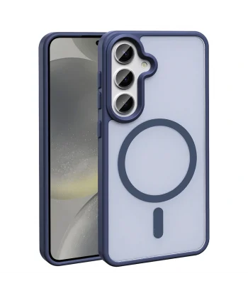 Samsung S24 FE Kılıf M-safe Şarj Özellikli Mat Arka Yüzey Sio Kapak