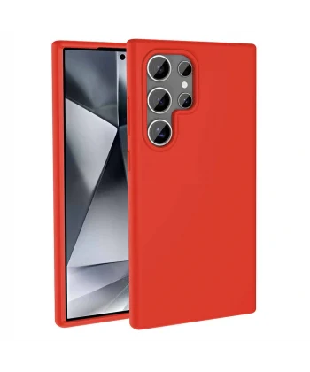 Samsung S24 Ultra Kılıf M-safe Şarj Özellikli Sıvı Teknolojili Silinebilir Sert Kivi Kapak