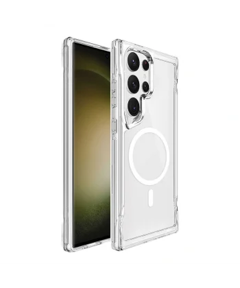 Samsung S24 Ultra Kılıf M-safe Şarj Özellikli T-Max M-safe Kapak